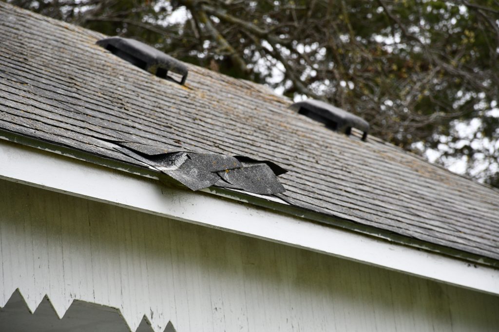 Damaged Roof Shingles